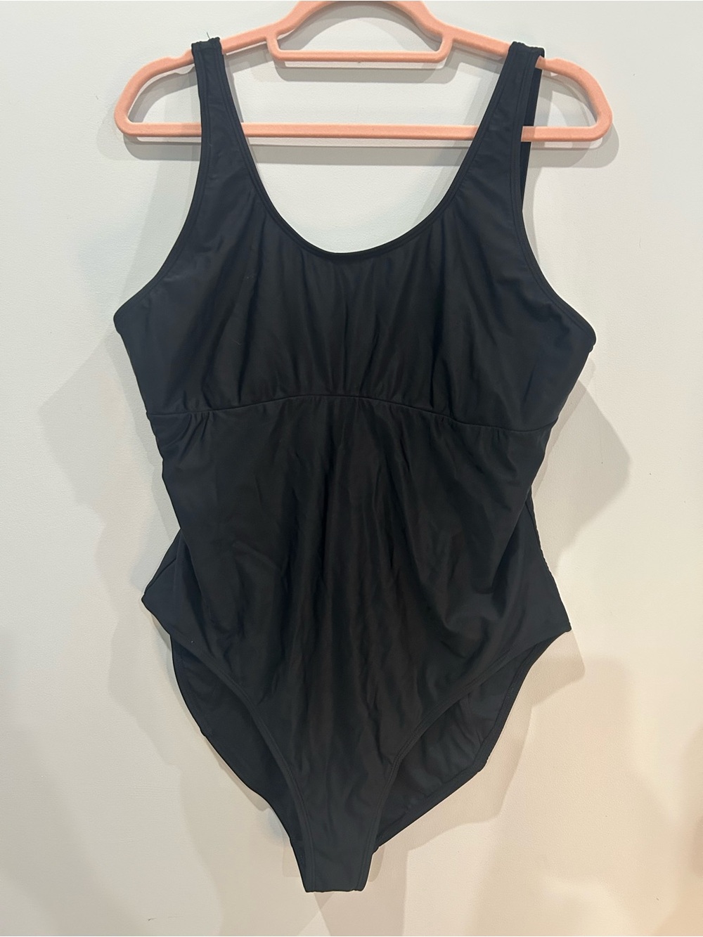 Lole Black Scoop Neck One-Piece Swimsuit